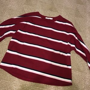 Stripped 3 quarter sleeve shirt